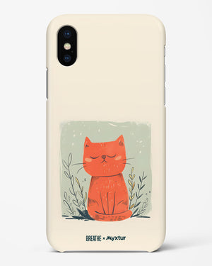 Orange Whiskers [BREATHE] Hard Case Phone Cover (Apple)