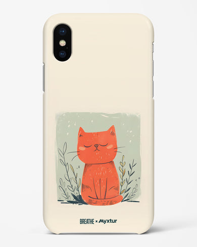 Orange Whiskers [BREATHE] Hard Case Phone Cover (Apple)