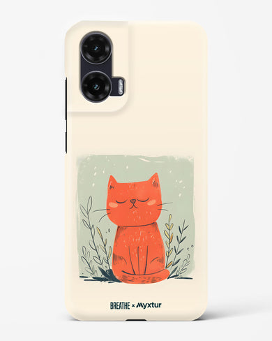 Orange Whiskers [BREATHE] Hard Case Phone Cover (Motorola)