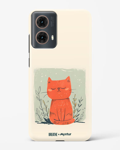 Orange Whiskers [BREATHE] Hard Case Phone Cover (Motorola)