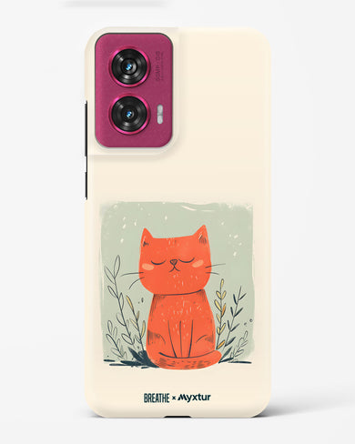 Orange Whiskers [BREATHE] Hard Case Phone Cover (Motorola)
