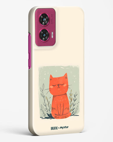 Orange Whiskers [BREATHE] Hard Case Phone Cover (Motorola)