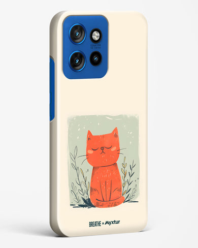 Orange Whiskers [BREATHE] Hard Case Phone Cover (Motorola)