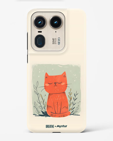 Orange Whiskers [BREATHE] Hard Case Phone Cover (Motorola)