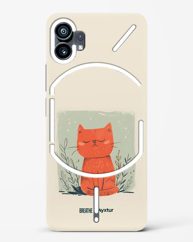 Orange Whiskers [BREATHE] Hard Case Phone Cover (Nothing)