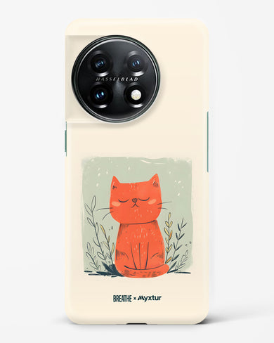 Orange Whiskers [BREATHE] Hard Case Phone Cover (OnePlus)