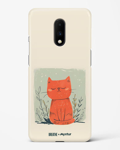 Orange Whiskers [BREATHE] Hard Case Phone Cover (OnePlus)