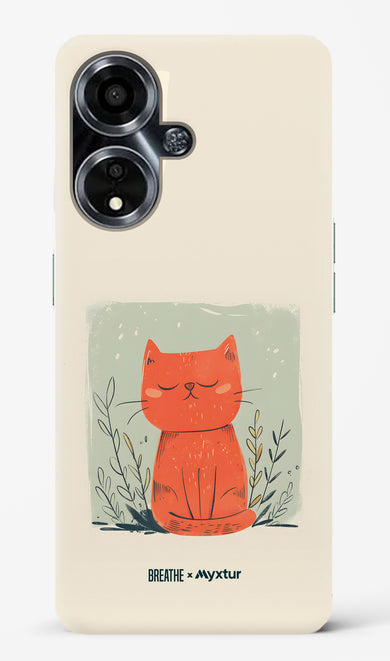 Orange Whiskers [BREATHE] Hard Case Phone Cover (Oppo)