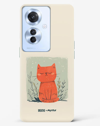 Orange Whiskers [BREATHE] Hard Case Phone Cover (Oppo)