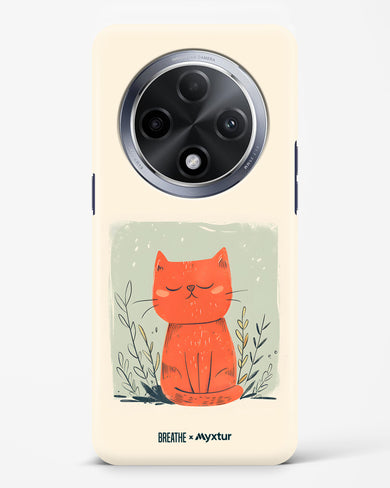 Orange Whiskers [BREATHE] Hard Case Phone Cover (Oppo)