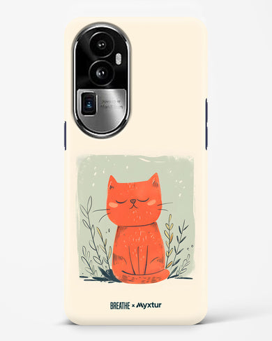 Orange Whiskers [BREATHE] Hard Case Phone Cover (Oppo)