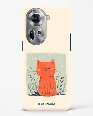 Orange Whiskers [BREATHE] Hard Case Phone Cover (Oppo)