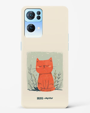 Orange Whiskers [BREATHE] Hard Case Phone Cover (Oppo)