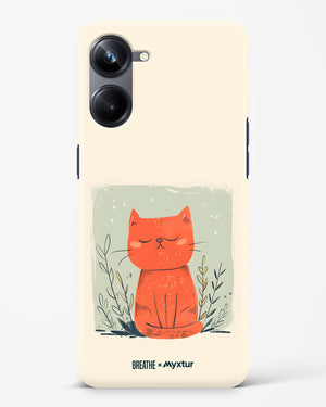 Orange Whiskers [BREATHE] Hard Case Phone Cover (Realme)