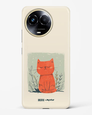 Orange Whiskers [BREATHE] Hard Case Phone Cover (Realme)