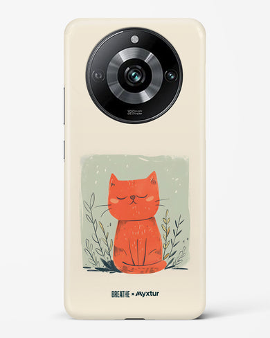 Orange Whiskers [BREATHE] Hard Case Phone Cover (Realme)