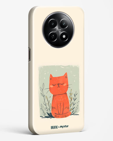 Orange Whiskers [BREATHE] Hard Case Phone Cover (Realme)