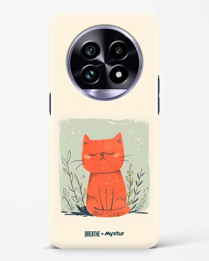Orange Whiskers [BREATHE] Hard Case Phone Cover (Realme)