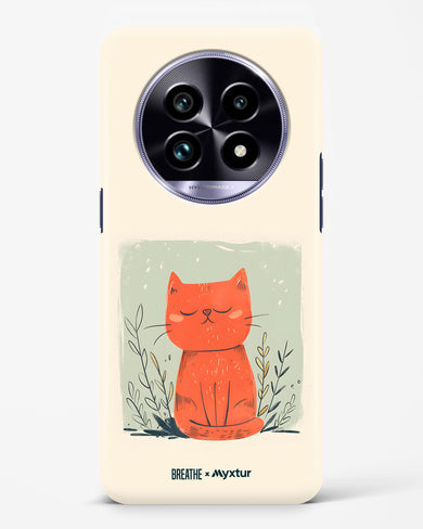 Orange Whiskers [BREATHE] Hard Case Phone Cover (Realme)