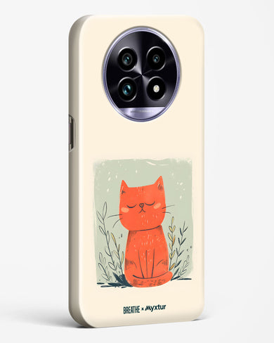 Orange Whiskers [BREATHE] Hard Case Phone Cover (Realme)