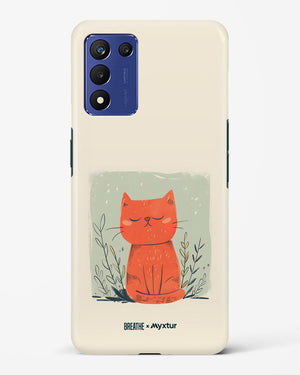 Orange Whiskers [BREATHE] Hard Case Phone Cover (Realme)