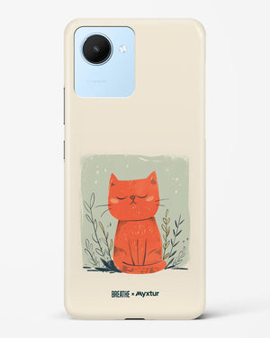 Orange Whiskers [BREATHE] Hard Case Phone Cover (Realme)