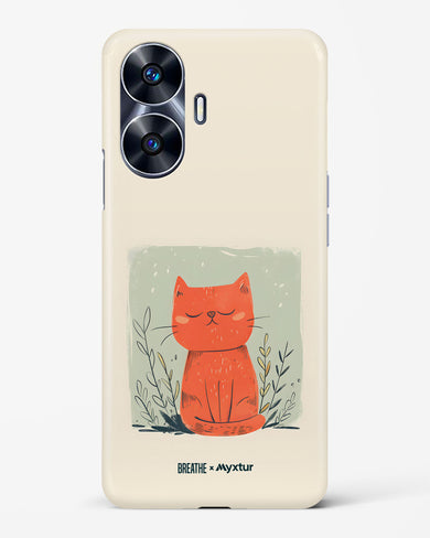 Orange Whiskers [BREATHE] Hard Case Phone Cover (Realme)