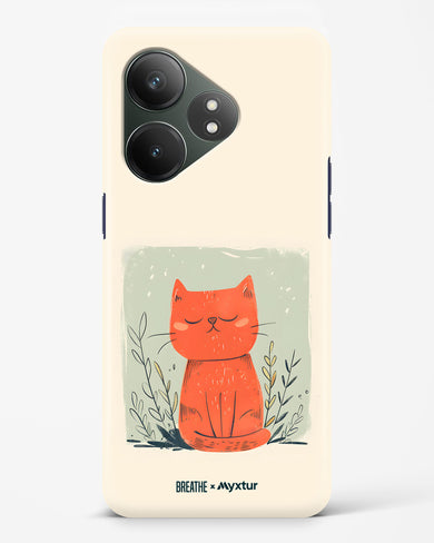 Orange Whiskers [BREATHE] Hard Case Phone Cover (Realme)