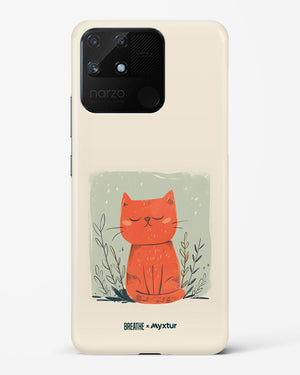 Orange Whiskers [BREATHE] Hard Case Phone Cover (Realme)