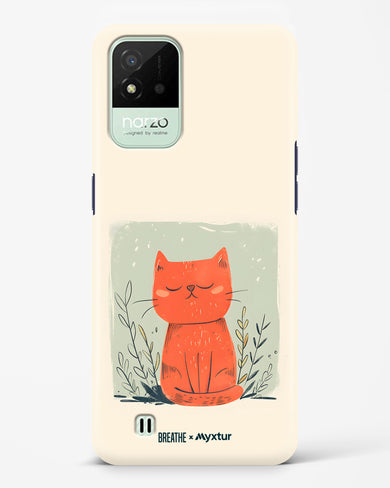 Orange Whiskers [BREATHE] Hard Case Phone Cover (Realme)