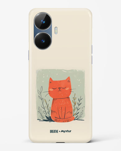 Orange Whiskers [BREATHE] Hard Case Phone Cover (Realme)