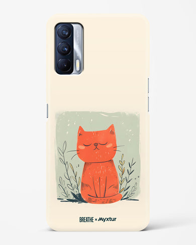 Orange Whiskers [BREATHE] Hard Case Phone Cover (Realme)