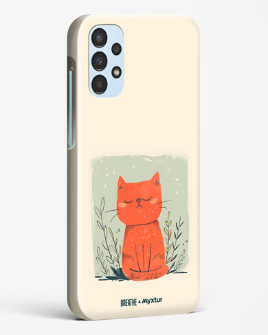 Orange Whiskers [BREATHE] Hard Case Phone Cover (Samsung)
