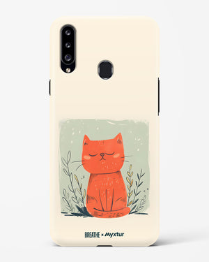 Orange Whiskers [BREATHE] Hard Case Phone Cover (Samsung)