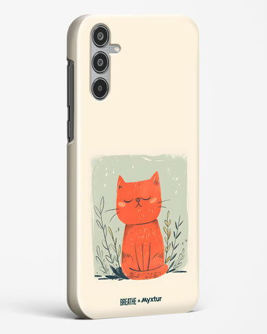 Orange Whiskers [BREATHE] Hard Case Phone Cover (Samsung)