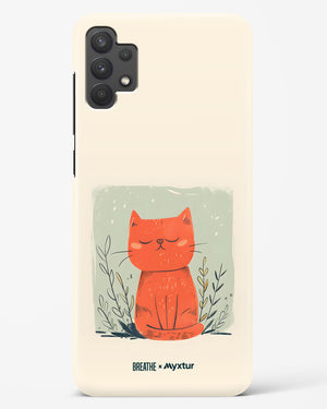 Orange Whiskers [BREATHE] Hard Case Phone Cover (Samsung)