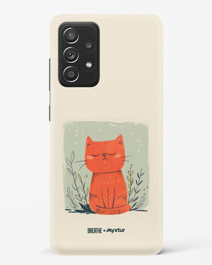 Orange Whiskers [BREATHE] Hard Case Phone Cover (Samsung)