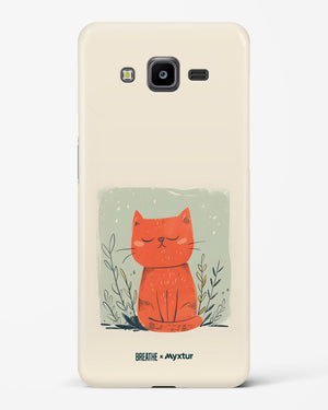 Orange Whiskers [BREATHE] Hard Case Phone Cover (Samsung)