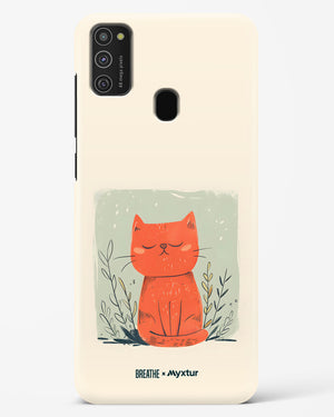 Orange Whiskers [BREATHE] Hard Case Phone Cover (Samsung)