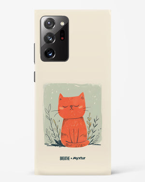 Orange Whiskers [BREATHE] Hard Case Phone Cover (Samsung)