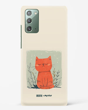 Orange Whiskers [BREATHE] Hard Case Phone Cover (Samsung)