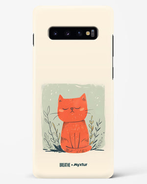 Orange Whiskers [BREATHE] Hard Case Phone Cover (Samsung)