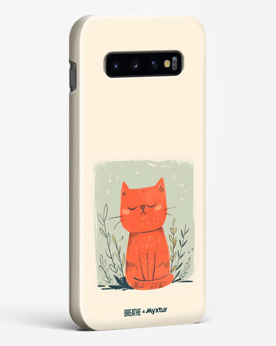 Orange Whiskers [BREATHE] Hard Case Phone Cover (Samsung)