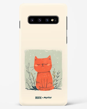Orange Whiskers [BREATHE] Hard Case Phone Cover (Samsung)