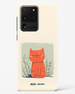 Orange Whiskers [BREATHE] Hard Case Phone Cover (Samsung)