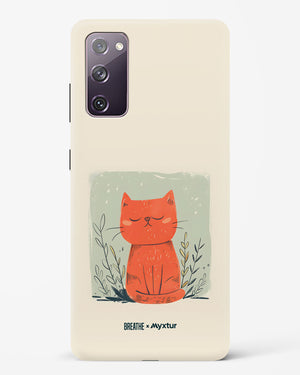 Orange Whiskers [BREATHE] Hard Case Phone Cover (Samsung)