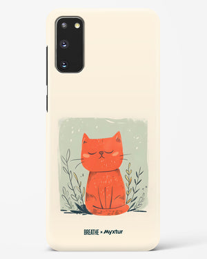 Orange Whiskers [BREATHE] Hard Case Phone Cover (Samsung)