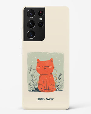 Orange Whiskers [BREATHE] Hard Case Phone Cover (Samsung)