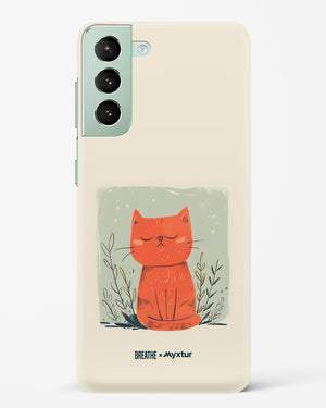 Orange Whiskers [BREATHE] Hard Case Phone Cover (Samsung)