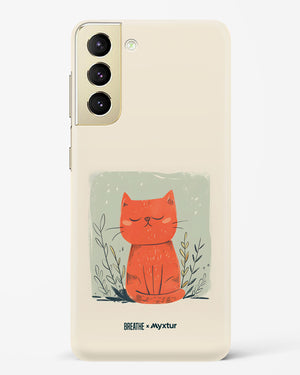 Orange Whiskers [BREATHE] Hard Case Phone Cover (Samsung)